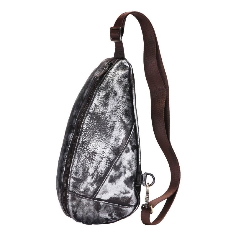 Aito Lehmännahkainen Cross Body Sling Bag