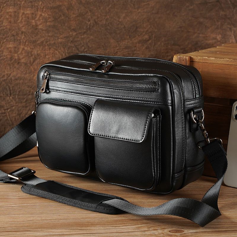 Aitoa Nahkaa Oleva Messenger Bag 9.7 Tuuman Ipadille