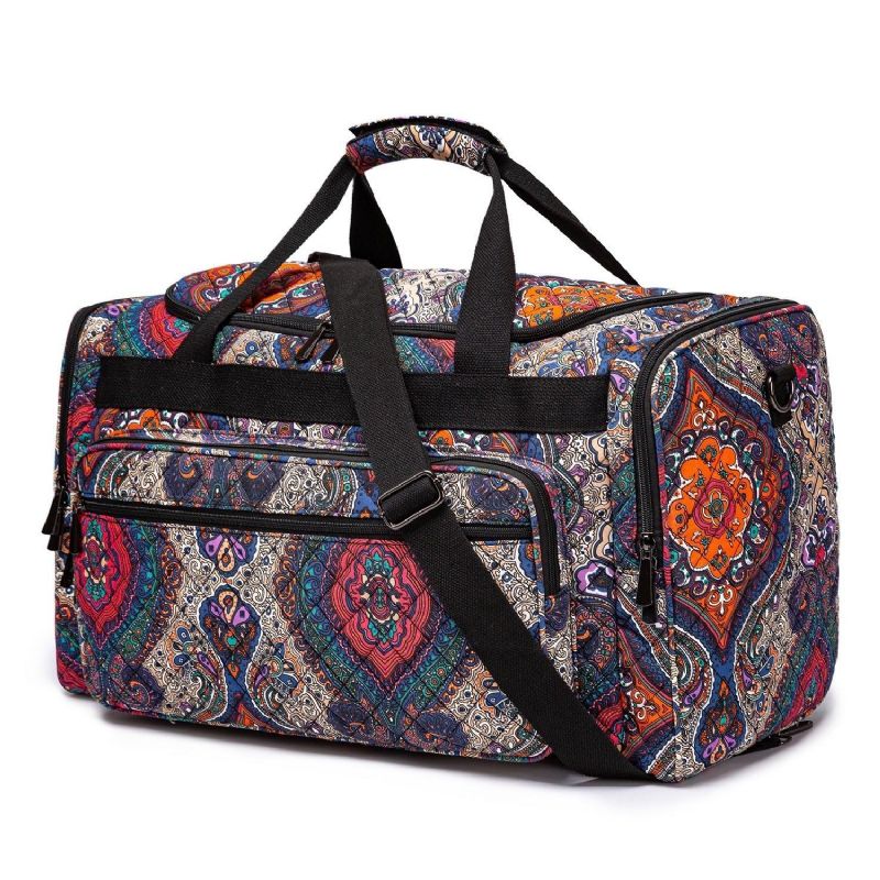 Boho Weekender Laukku Canvas Travel Duffel