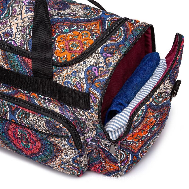 Boho Weekender Laukku Canvas Travel Duffel