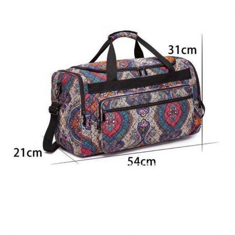 Boho Weekender Laukku Canvas Travel Duffel