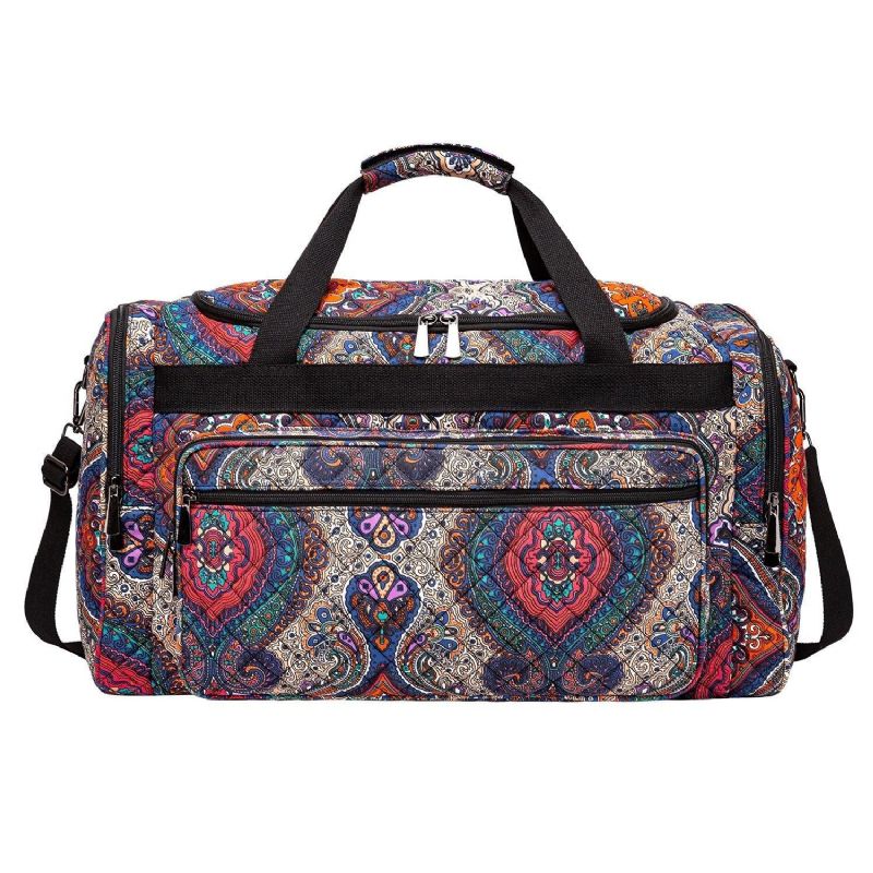 Boho Weekender Laukku Canvas Travel Duffel