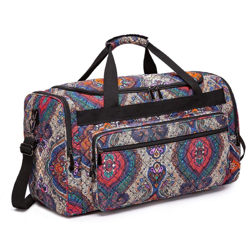 Boho Weekender Laukku Canvas Travel Duffel