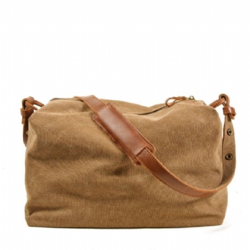 Canvas Crossbody Messenger Bag Miesten