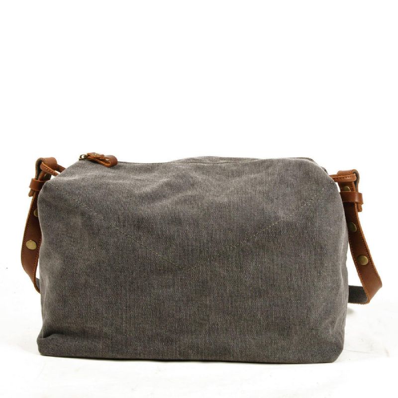 Canvas Crossbody Messenger Bag Miesten