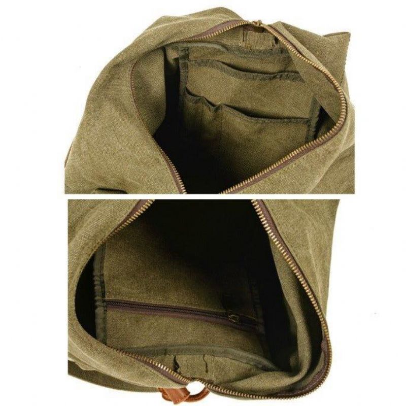 Canvas Crossbody Messenger Bag Miesten