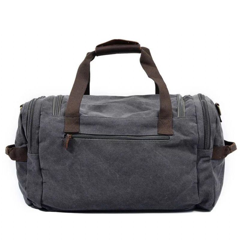 Canvas Duffle Bag Ylisuuret Aitoa Nahkaa Sisältävät Laukut