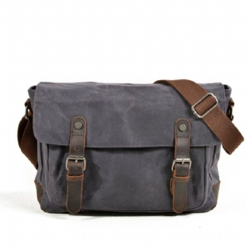 Canvas Miesten Messenger Bag Crossbody