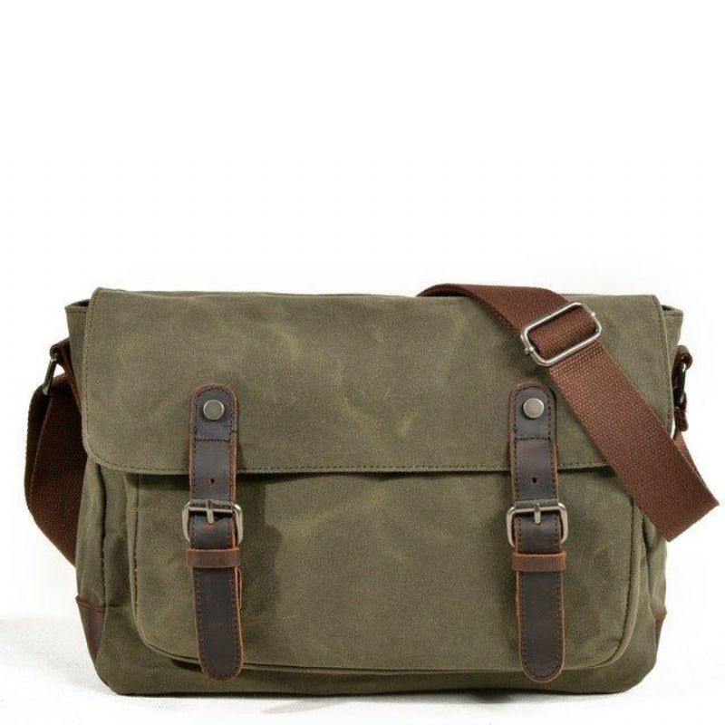 Canvas Miesten Messenger Bag Crossbody