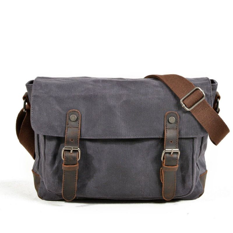 Canvas Miesten Messenger Bag Crossbody