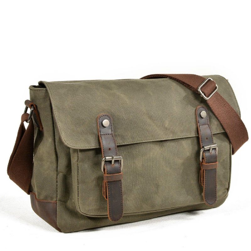 Canvas Miesten Messenger Bag Crossbody