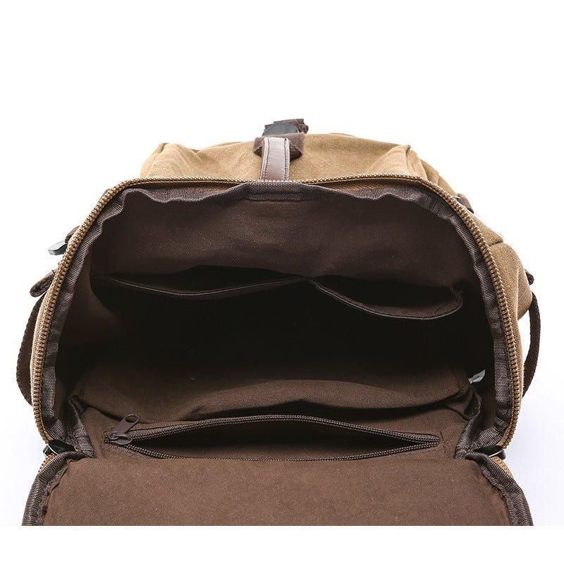 Canvas Reppu Vintage Suuri Koulu Duffel