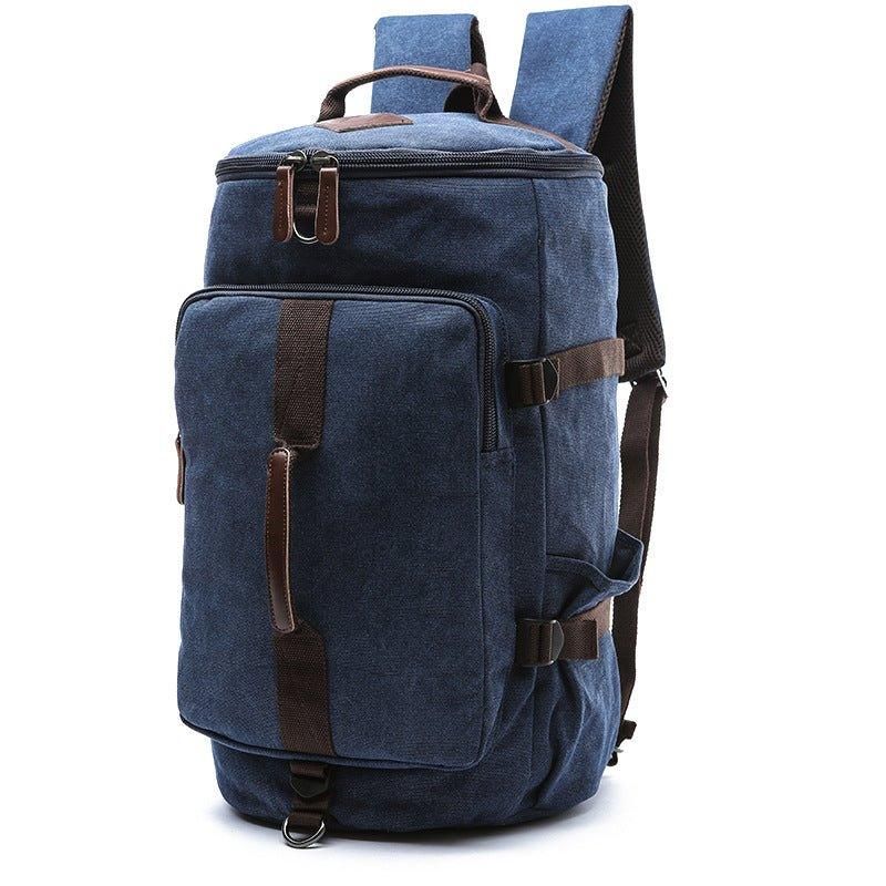 Canvas Reppu Vintage Suuri Koulu Duffel