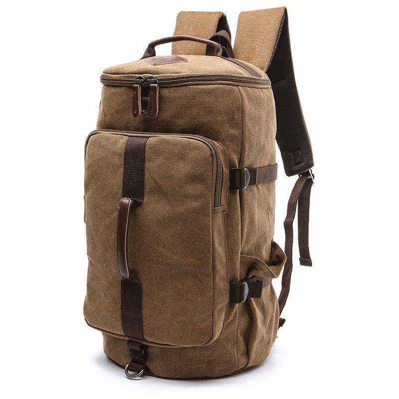 Canvas Reppu Vintage Suuri Koulu Duffel