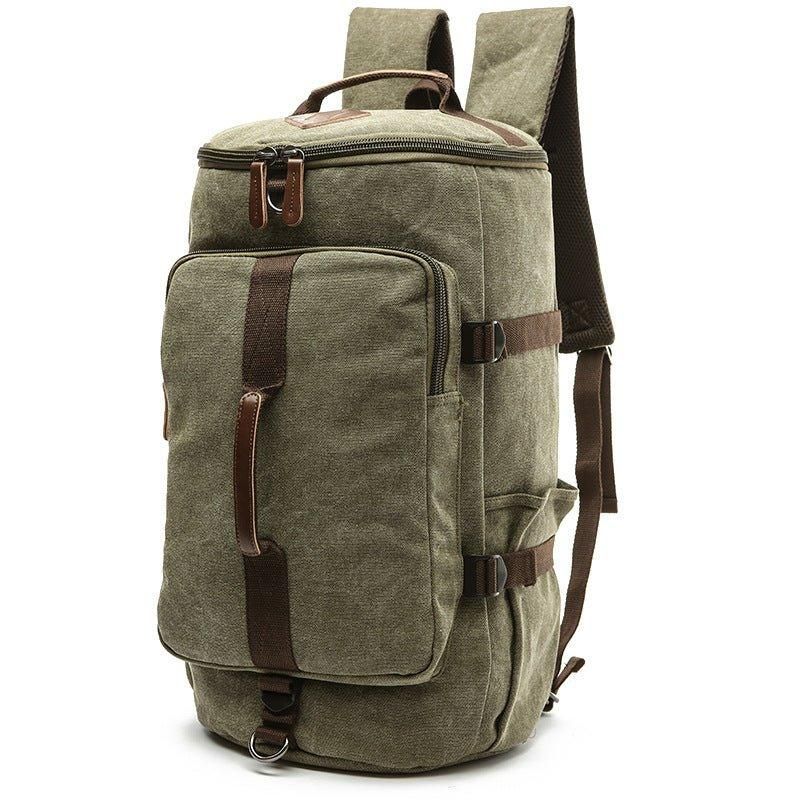 Canvas Reppu Vintage Suuri Koulu Duffel