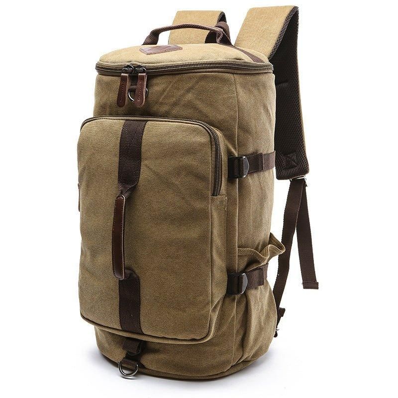 Canvas Reppu Vintage Suuri Koulu Duffel