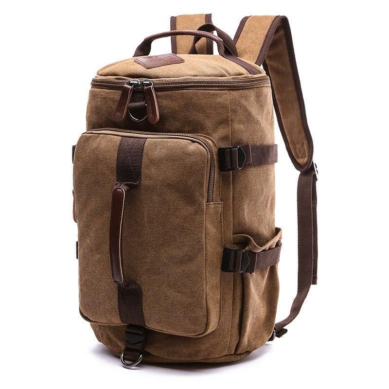 Canvas Reppu Vintage Suuri Koulu Duffel