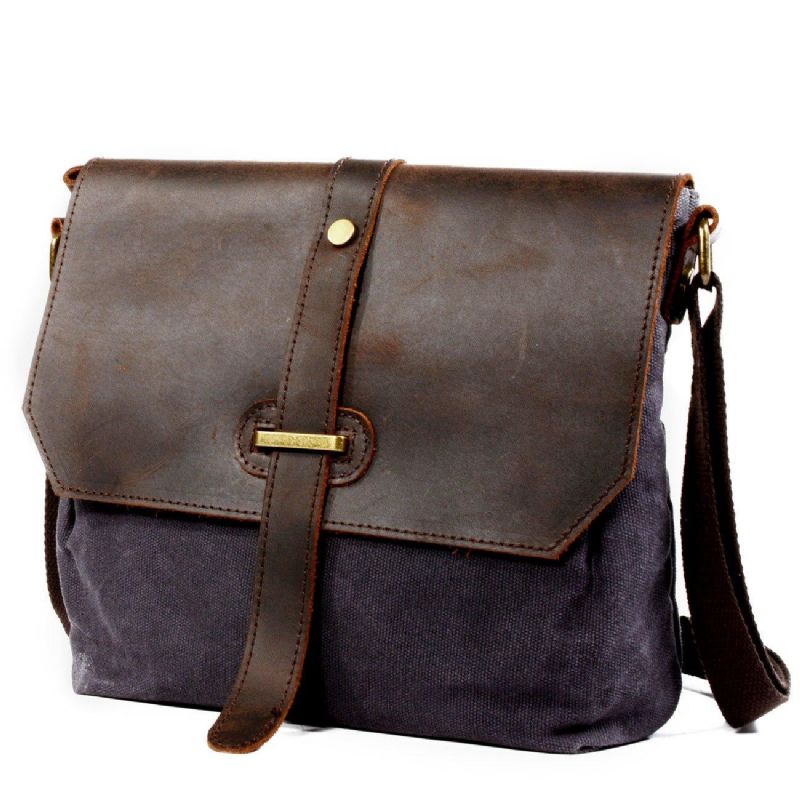 Crossbody Canvas Messenger Bag Miehelle