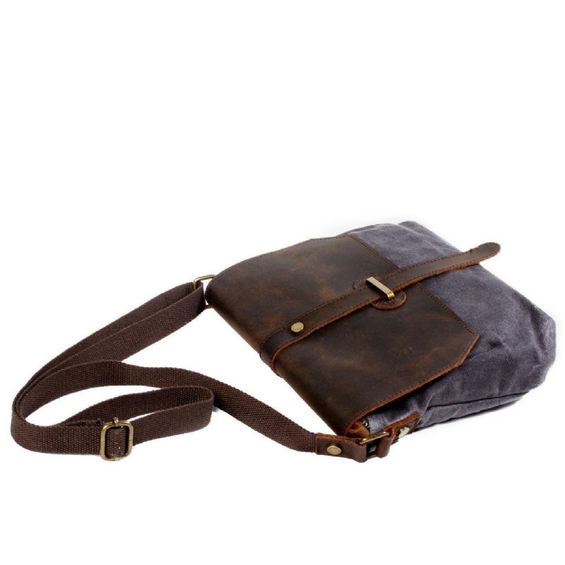 Crossbody Canvas Messenger Bag Miehelle