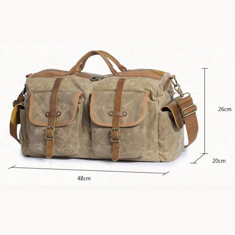 Heavy Duty Canvas Weekender -kassi