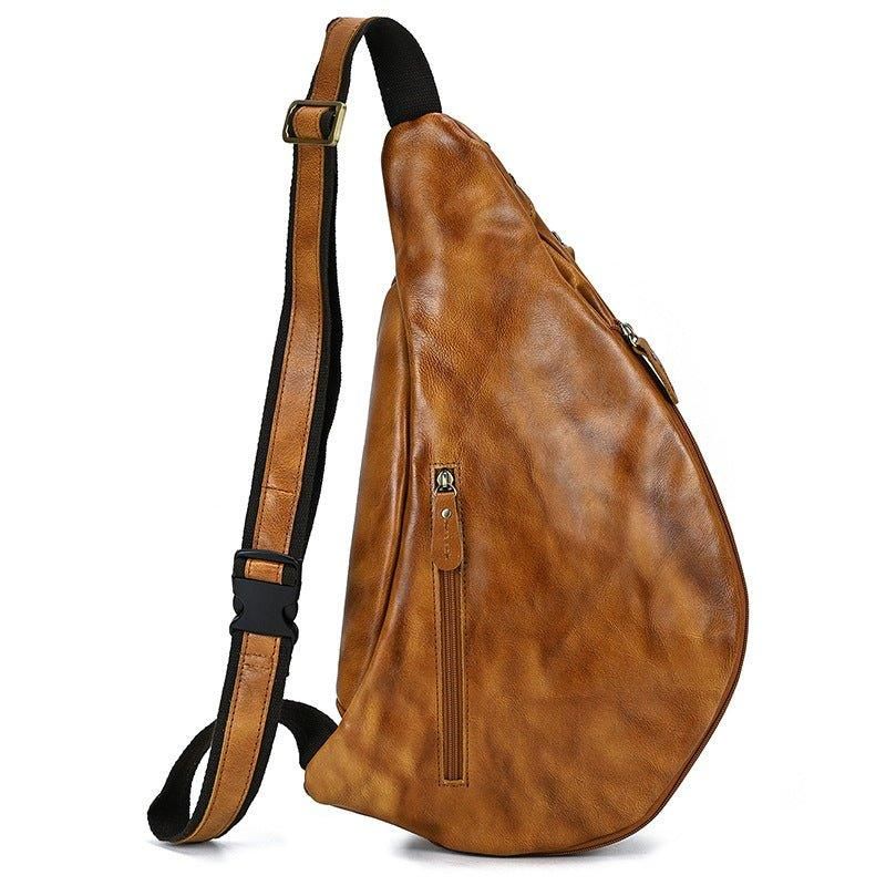 Lehmännahkainen Nahkainen Cross Body Sling Bag