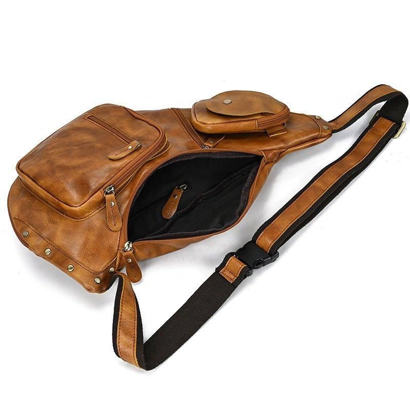 Lehmännahkainen Nahkainen Cross Body Sling Bag