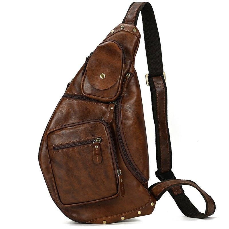 Lehmännahkainen Nahkainen Cross Body Sling Bag