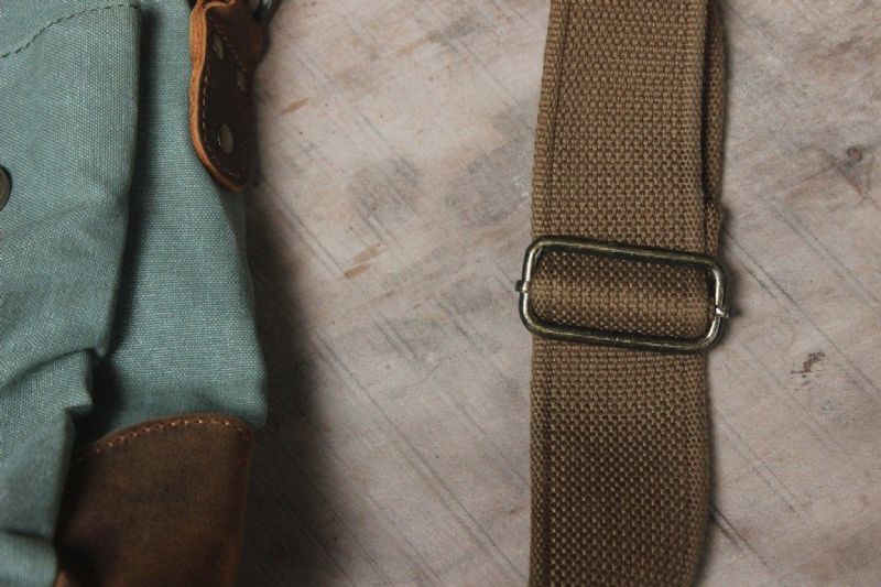 Messenger Laukku Vintage Canvas Leather