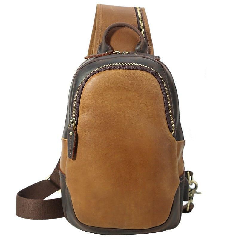 Miesten Crossbody Nahkainen Paketti