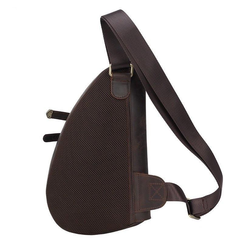 Miesten Nahkainen Laukku Rento Crossbody Laukut