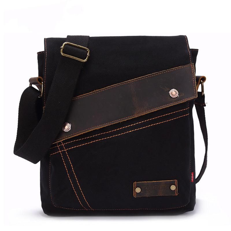 Muoti Cotton Canvas Cross Body Laukku Miehille