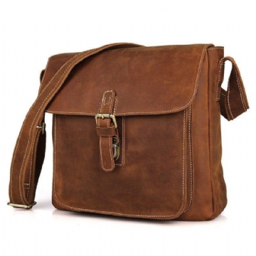 Nahkainen Messenger Crossbody Bag Vintage