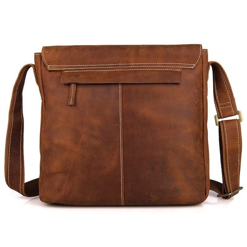 Nahkainen Messenger Crossbody Bag Vintage