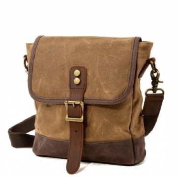 Pieni Canvas Messenger Bag Crossbody Vintage