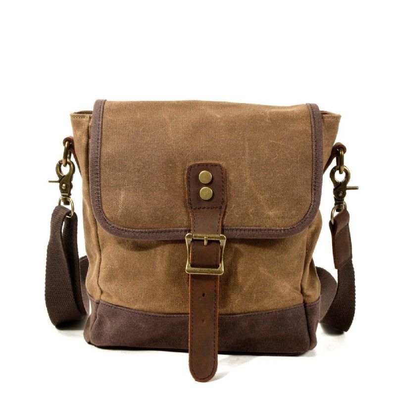 Pieni Canvas Messenger Bag Crossbody Vintage