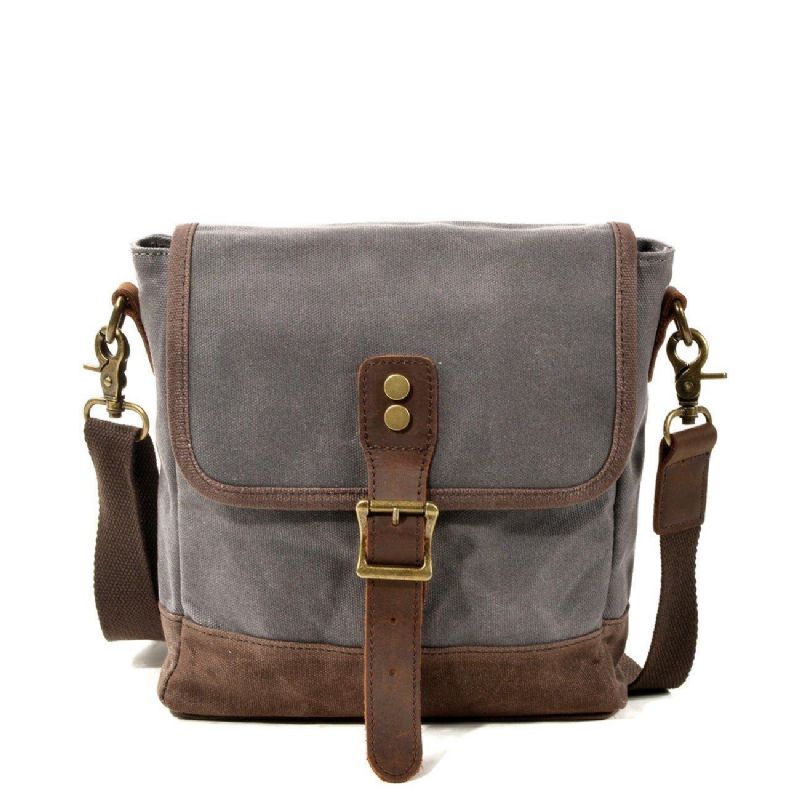 Pieni Canvas Messenger Bag Crossbody Vintage