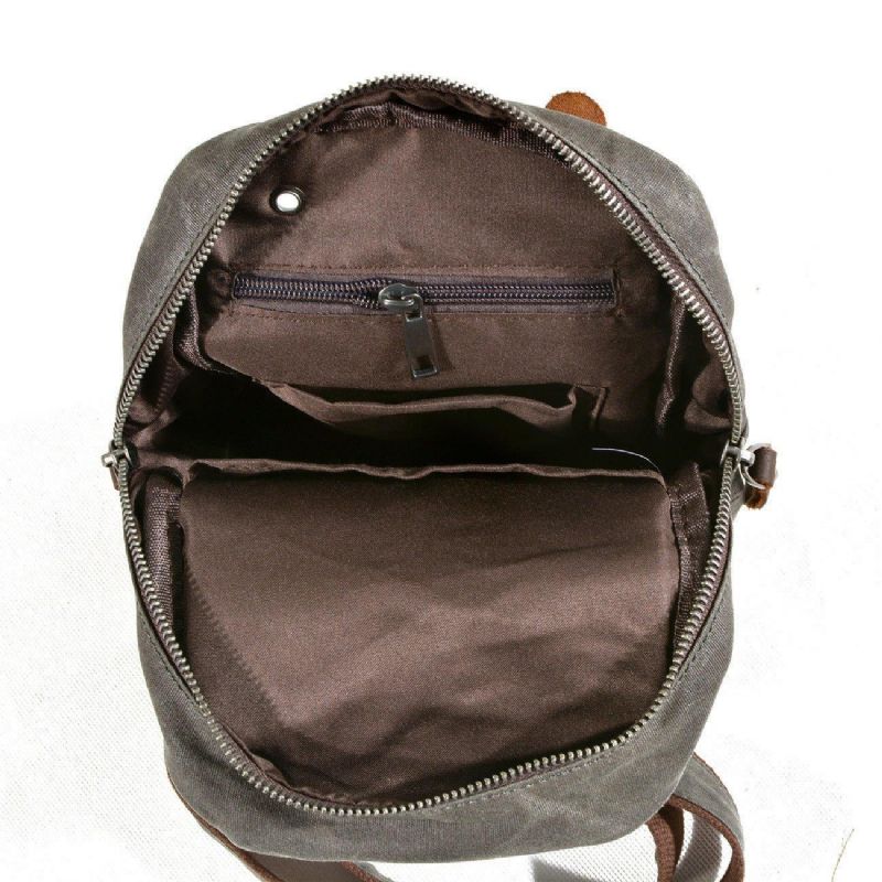 Sling Backpack Miesten Vahattu Kankainen Crossbody Laukku