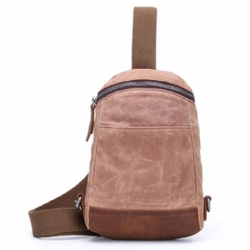 Vahattu Canvas Crossbody Laukku