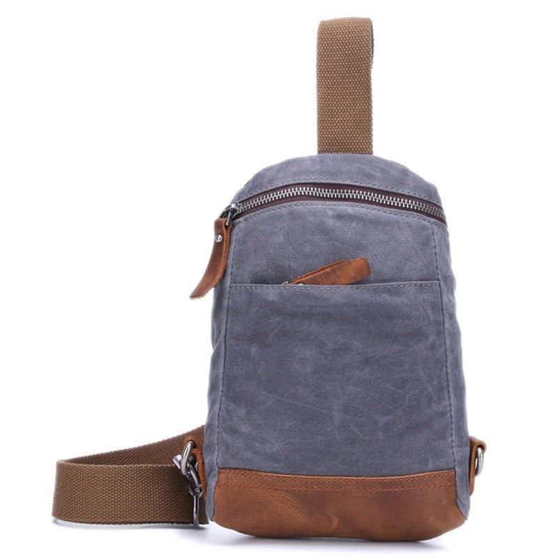 Vahattu Canvas Crossbody Laukku