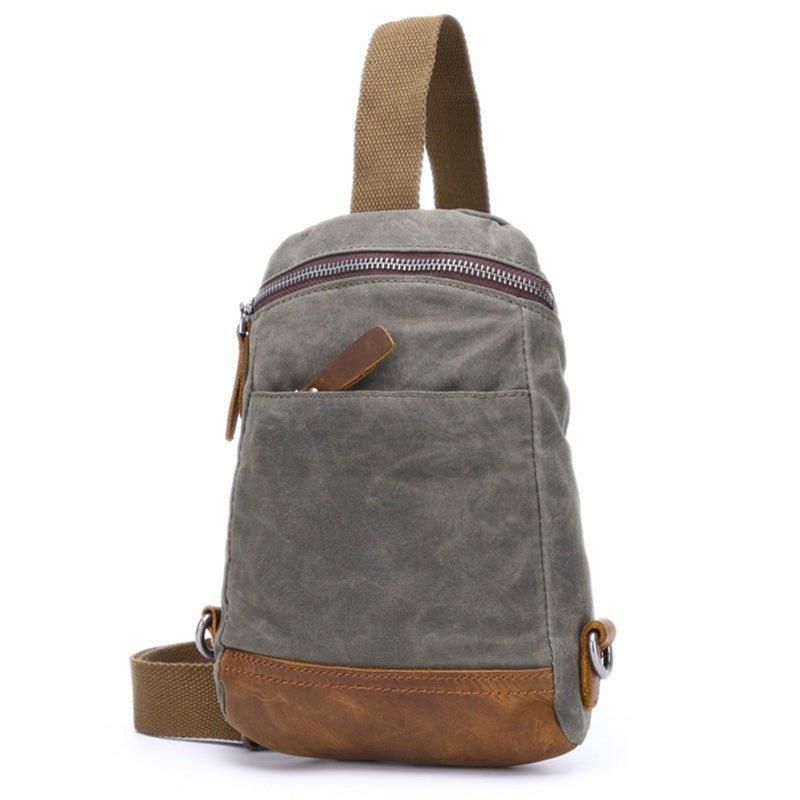 Vahattu Canvas Crossbody Laukku