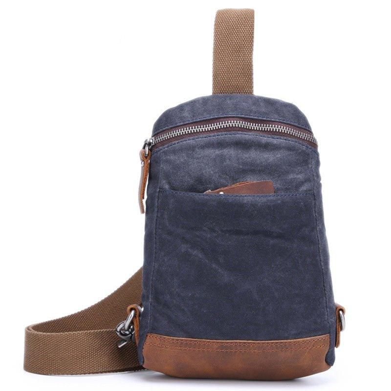 Vahattu Canvas Crossbody Laukku