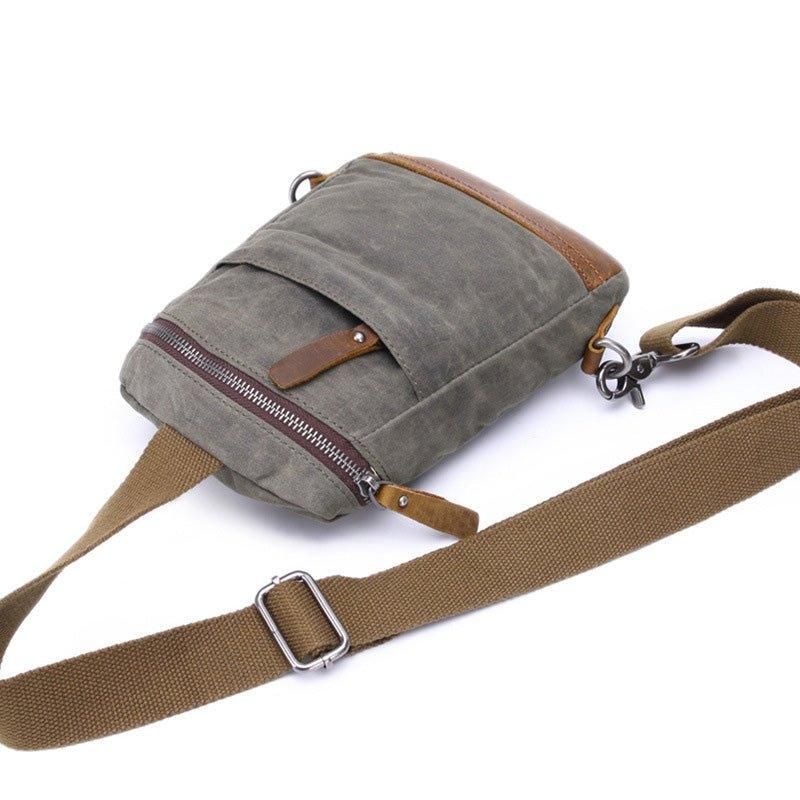 Vahattu Canvas Crossbody Laukku