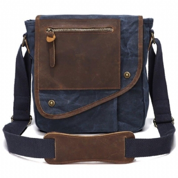 Vahattu Canvas Messenger Bag Pieni