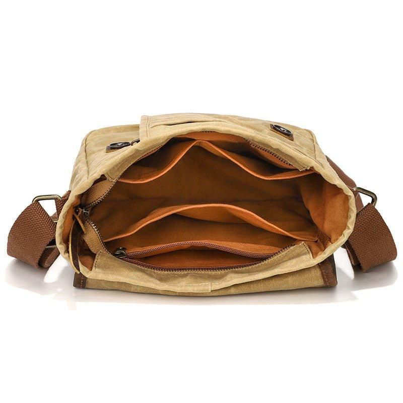 Vahattu Canvas Messenger Bag Pieni