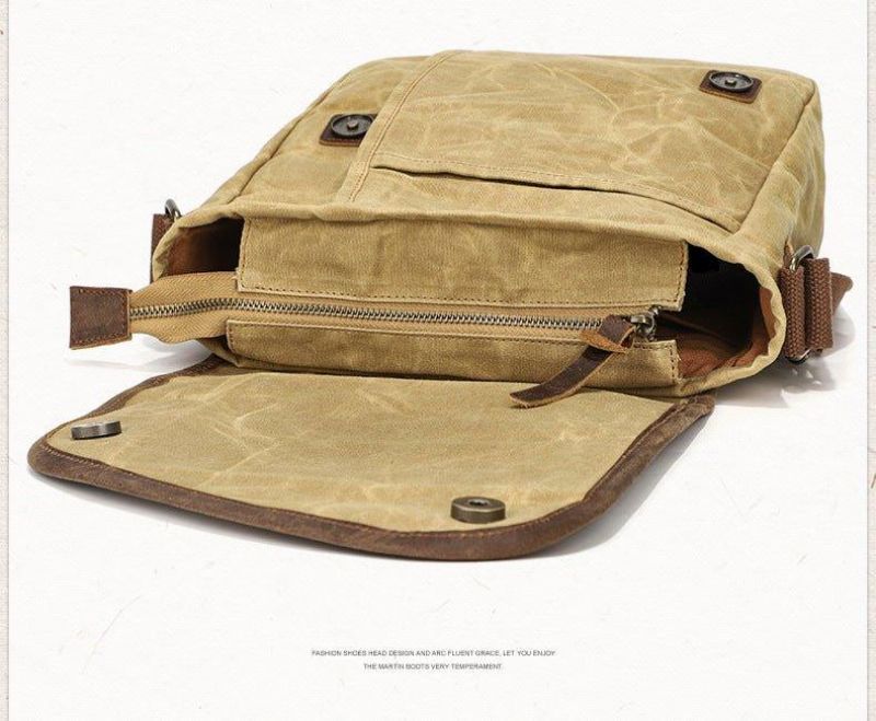 Vahattu Canvas Messenger Bag Pieni