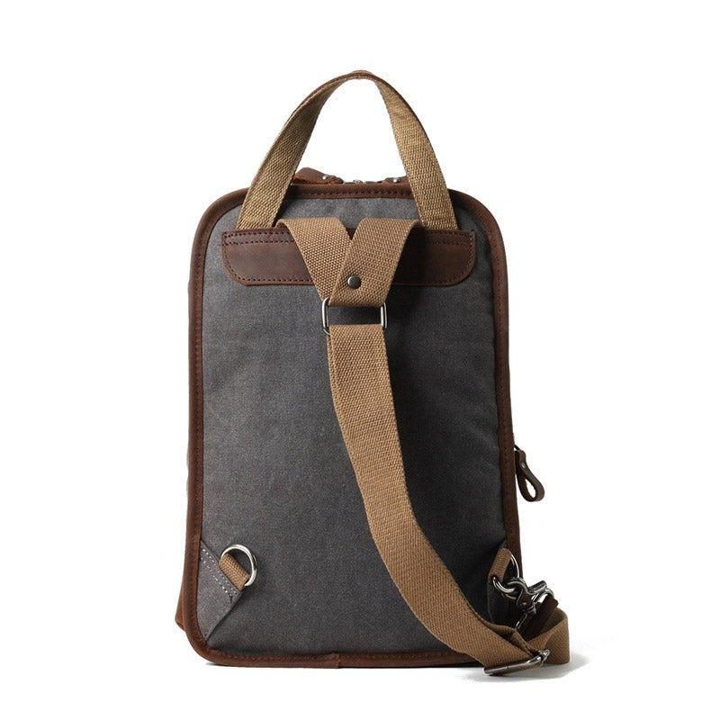 Vedenpitävä Canvas Crossbody Sling -reppu