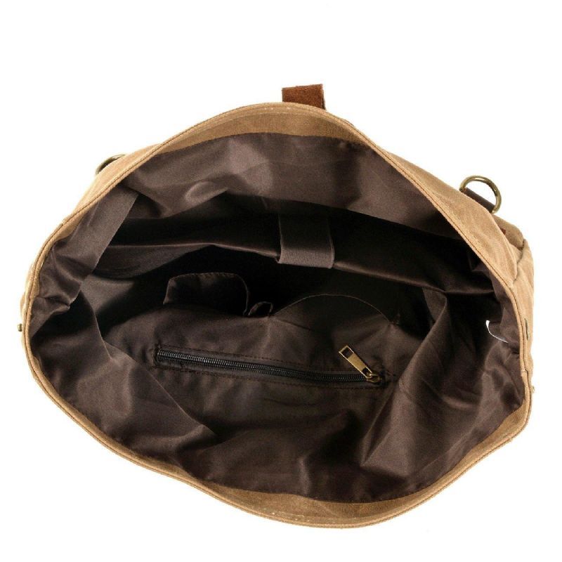 Vintage Canvas Messenger Bag Kannettava Tietokone Ja Motobags