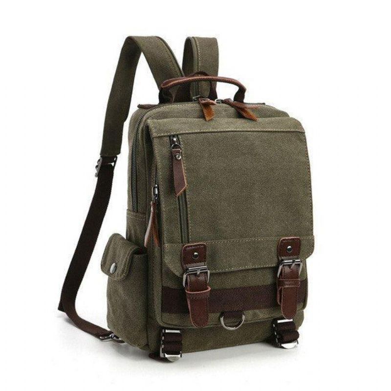 Vintage Canvas Messenger Sling -laukku