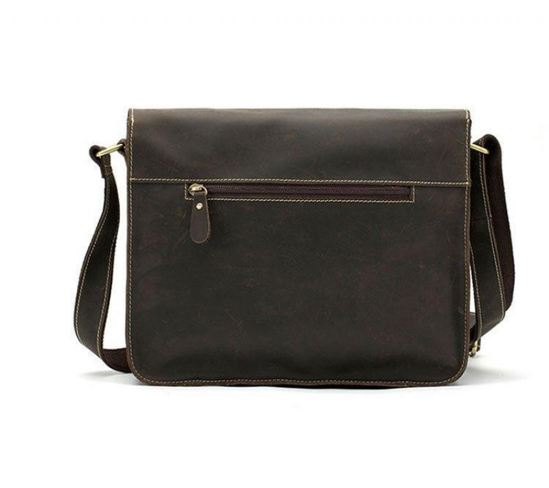 Vintage Messenger Bag Miesten Italialainen Nahka